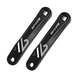 AEYINO Ebike Mountain Bike Square/Diamond Crank Arm -152MM/170MM MTB Aluminum Bicycle CrankSet for Electric Bike/Road Bike/Commuter Bike/Exercise Bike/Fat Bike