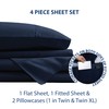 Swift Home Smart Sheets, Ultra Soft Brushed Microfiber 3-Piece Sheet