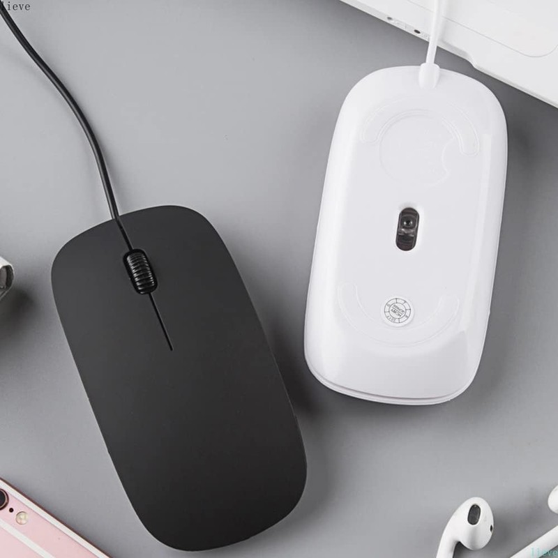 USB 3.0 Wired Slim Mouse, Optical 2.4GHZ USB Desktop Mouse,3