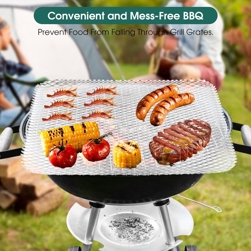 aglehome Grill Topper, Grill BBQ Disposable Grill Toppers, 10 Pack