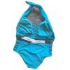Nicole Miller Turquoise Studio High Waisted 2PC Bikini Swimsuit.SZ:8