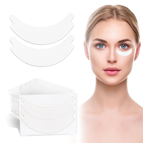 Ptwola 100 Pairs Eyelash Under Eye Pads for Lash Extensions