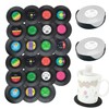 Retro Vinyl Record Coasters (24 Pcs) with 2 Holders –