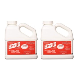 THRIFT FBA_T-600 T-600 Alkaline Based 6 lb. Granular Drain Cleaner, White (White, 2-Pack)