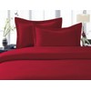 Elegance Linen 1500 Thread Count Wrinkle Resistant Ultra Soft Luxurious Egyptian Quality 2pc Duvet Cover Set, Solid, Twin/XL, Burgundy