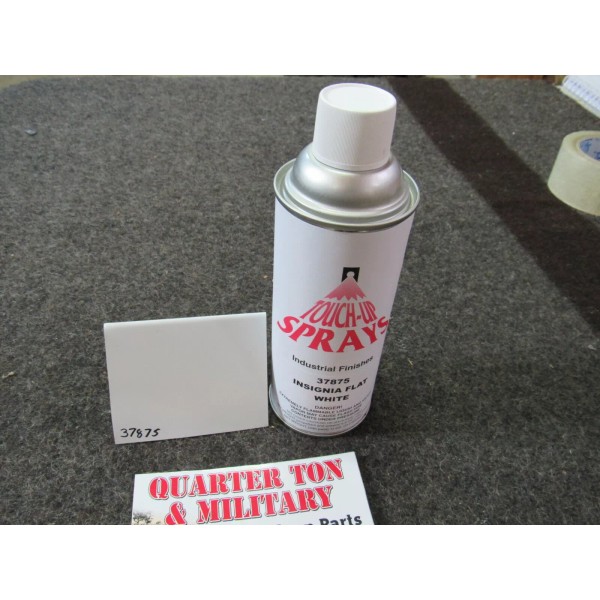 Gillispie Military Spray Paint Flat 37875 Insignia White for marking