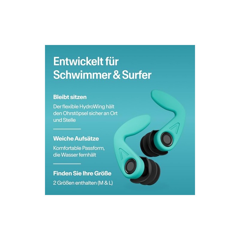 Alpine WaterSafe Ear Plugs for Swimming and Water Sports