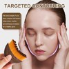 Lymphatic Contour Face Brush,Ergonomic Facial Massager for Jawline Sculpting,Puffiness Reduction,Lymphatic