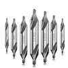 Yuentoen 7 Pieces Center Drill Bits Set, HSS 60° Countersink