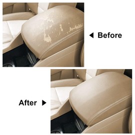FZJDSD Beige Tan Center Console Cover Armrest Cover Replacement Compatible with Honda Pilot 2009 2010 2011 2012 2013 2014 2015