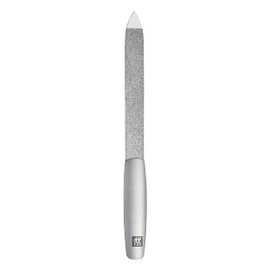 ZWILLING TWINOX Sapphire Nail File, Shaping File, Double-Sided Stainless Steel for Perfect Filing Result, Made of Matt Stainless Steel, 130 mm