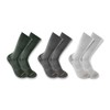 Carhartt Men's SC8023M Midweight Cotton-Tencel™ Comfort Crew Sock 3-Pack Large