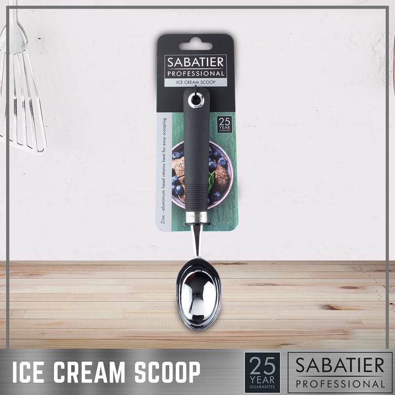 Sabatier Professional Ice Cream Scoop - EasyTo Use Spoon. Strong