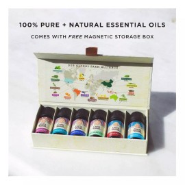 Gurunanda Set De 6 Esencias Terapéuticas Aromaterapia Guru Nanda