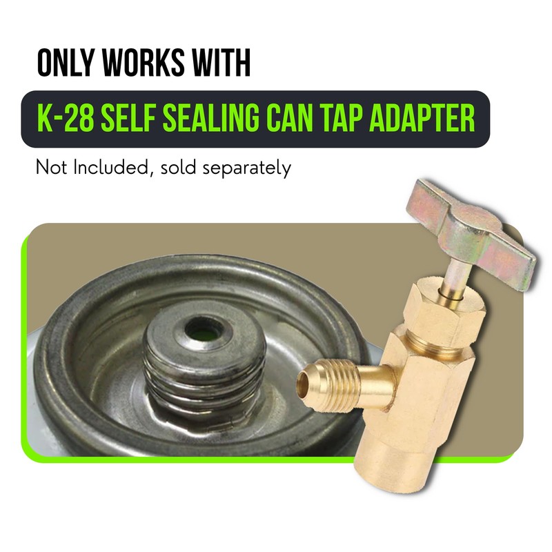 Leak Saver R600a Refrigerant - Upright Charging Self Sealing Can
