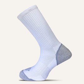 Calcetines de compresión TRUEENERGY-Pro (8-15 mmHg) infrarrojos, proporcionan recuperación, alivio del dolor y mejor circulación para embarazo, atletismo, viajes y más, Blanco, Small/Medium
