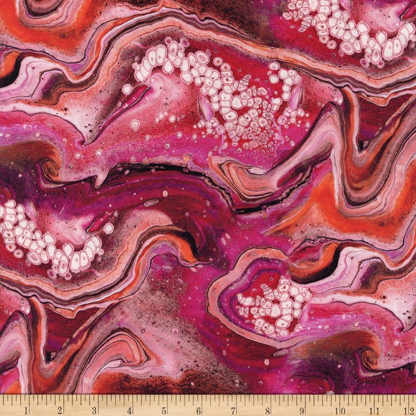 QT Fabrics Fusion II Swish Pink, Fabric by the Yard