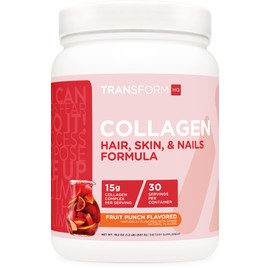 TransformHQ TransformHQ Beauty Collagen (30 Servings) Fruit Punch - Hair, Skin, & Nails Formula