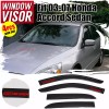 Fits 03-07 Accord Sedan Window Visors Slim Vent Guard Rain