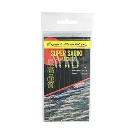 Sabiki UV Fishing Lures 6 Pieces with Filaments (Pack of 14)