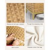 SETVSON Laundry Hamper with Lid, 112 L Handwoven Rattan Wicker
