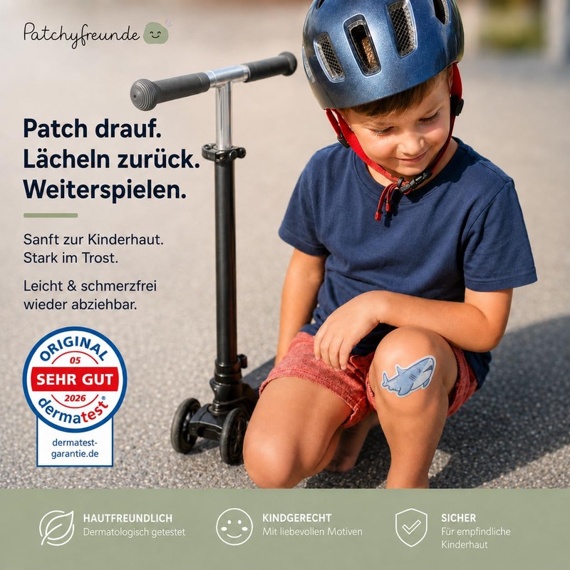 Hydrogel Cooling Plasters for Children from 2 Years, Instant Cooling