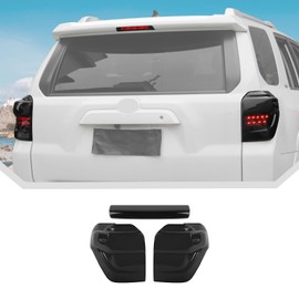 JeCar Smoked Tail Light Cover 3rd Third Brake Light Cover Trim Guards for 2014-2023 Toyota 4Runner