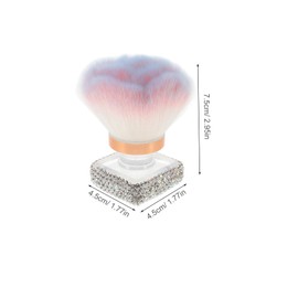 IWOWHERO Nail Art Brush Makeup Brush Makeupbrushes Dusters Manicure Tools Nail Dust Collector Nail Tools Nail Art Tools Cleaning Brush Professional Nail Brush Artificial Fiber