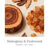 AOOVOO Scented Candles for Men - Mahogany Teakwood Scent, Women