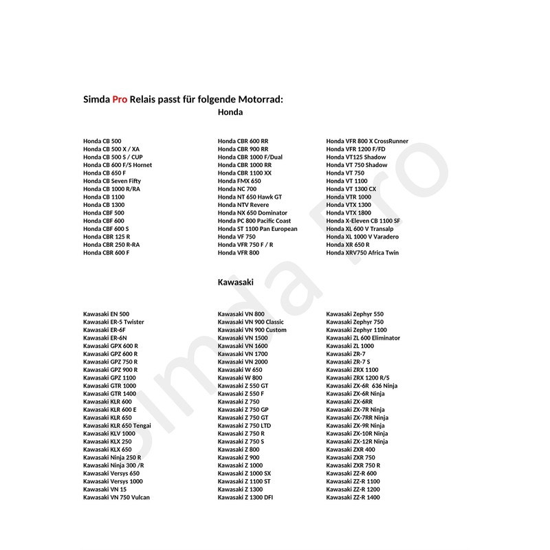 Motorcycle Indicator Lamp, Relay
