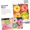 Mikinona 4pcs Relaxing Bath Sea Shower Salt Balls in Doughnut