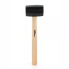HYPER Tough 16 Ounce Rubber Mallet With Wood Handle