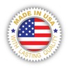 C-Line Pressure Sensitive Peel and Stick Name Badges, Gold Border,