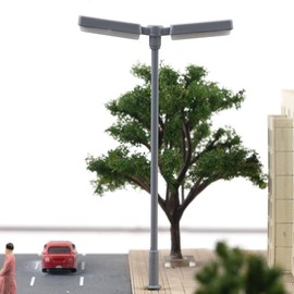 Yardwe Set of 2 Sand Table Street Light Railway Train Lantern Model LED Scene Decorations LEDs Light for Sand Table Model Making Kit Decorations