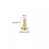sourcing map Wood Screws M3.5 x 12mm Slotted Round Head
