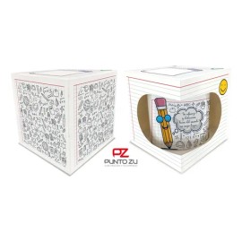 Taza Día Del Maestro Maestra Teacher Miss Con Nombre Y Caja                                                                                           