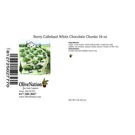Barry Callebaut White Couverture Chunks for Baking from OliveNation - 16 oz