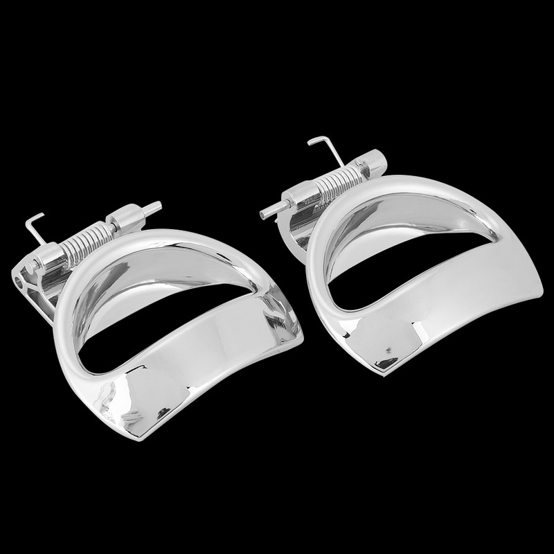 2pcs Chromeplate Inside Door Handle 19299614 LH 19299613 RH Fit