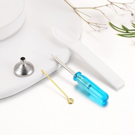 Mini Funnel Set for Cremation Jewelry Filling Kit for Urn Necklace Keepsake Small Funnel Filling Ashes