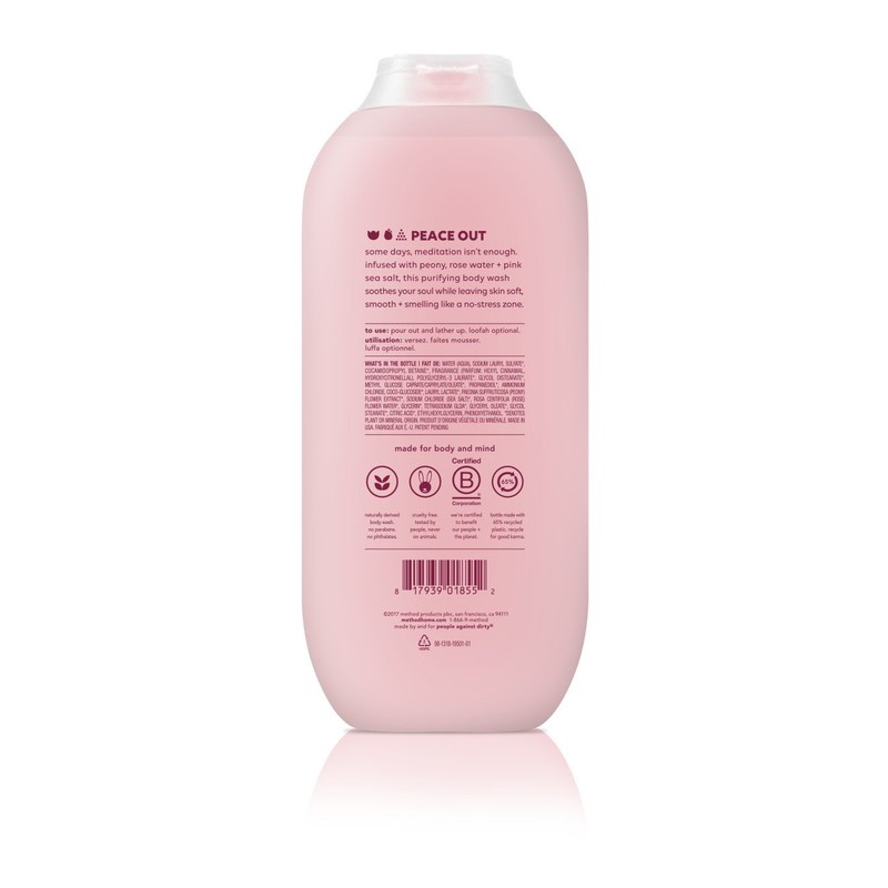 Method Body Wash, Pure Peace, Paraben and Phthalate Free, 18