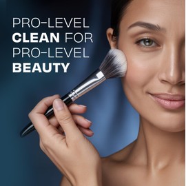 Limpiador Original De Brochas De Maquillaje - Limpiador Profesional Para Brochas De Maquillaje - Fórmula De Secado Rápido Y Sin Enjuague - Elimina El Maquillaje Resistente Al Agua, 237