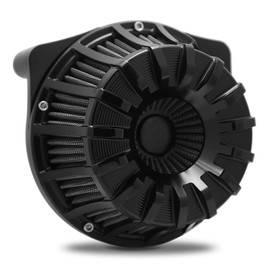 For harley air cleaner filter Touring street glide road king electra tri trike Dyna Sportster XL 883 1200 Softail air intake (Speed 15 style - Black, C-For Touring 08-16, Softail 16-17)