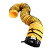 MOUNTO 25FT PVC Flexible Duct Hosing for Exhaust Fan (12inch)