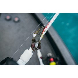 Abu Garcia 7’6” Veritas Winch Casting Fishing Rod, 1-Piece Rod, 10-20lb Line Rating, Medium Heavy Rod Power, Moderate Action, 1/2-1 3/8 oz. Lure Rating, White