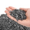 Mr. Fireglass Natural Decorative Gray Bean Pebbles 1/5" Crushed Gravel
