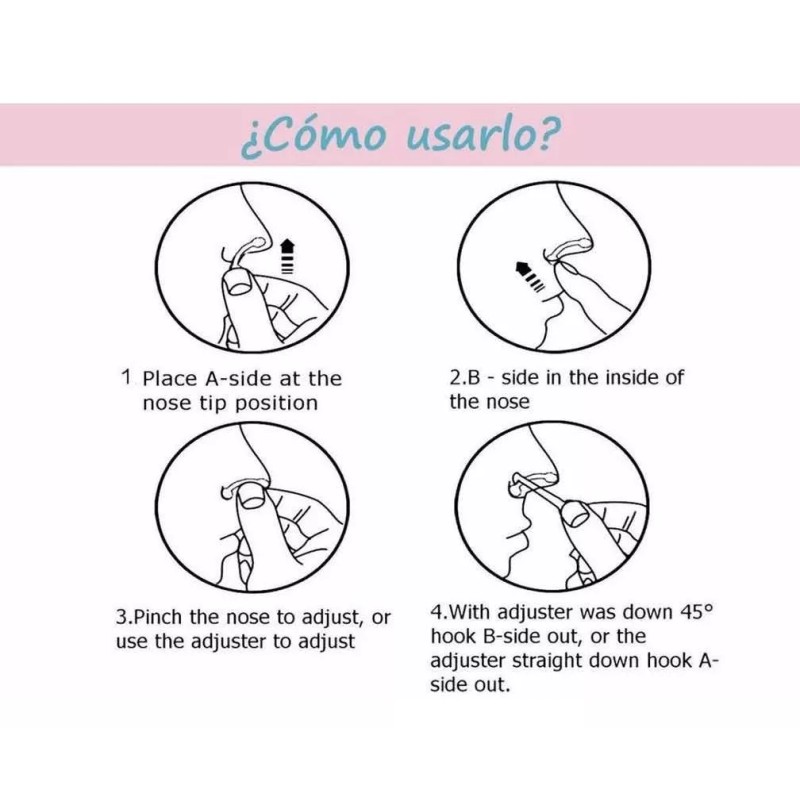 Beser 5 Pz De Respingador De Nariz C/u 3 Pares