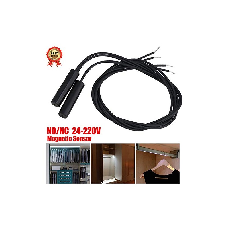 Recessed Proximity Switch Position Sensor Cylindrical Plastic Mounted Reed