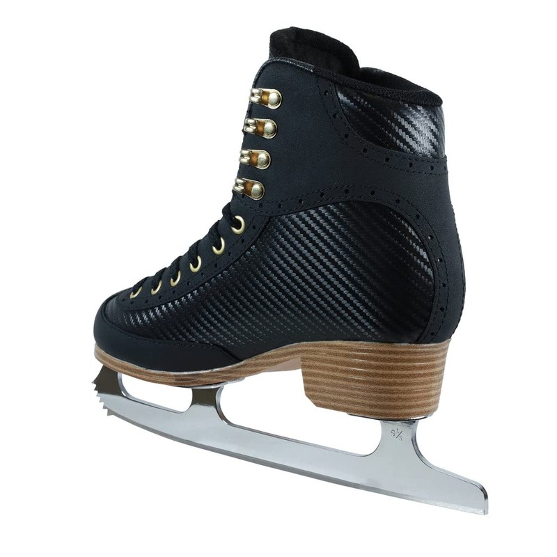 Jackson Ultima Softec Nova Black Womens/Girls Ice Figure Skates -