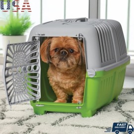 Unbranded Travel Pet Carrier Small Dogs Cats Durable Hard-Sided Portable Pet Crate New