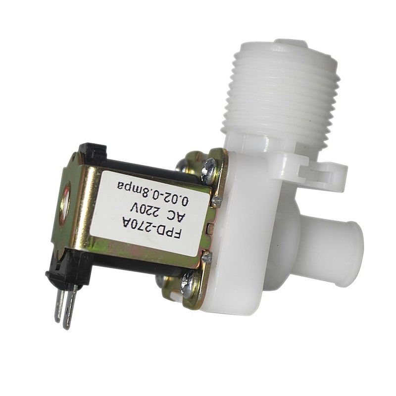 Plastic 3/4" Water Inlet Feed Solenoid Valve AC 220V Normally